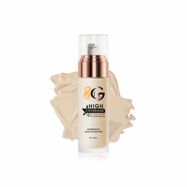 Beauties Glam High Coverage Waterproof Base Foundation - Flawless All-Day Wear - Image 4