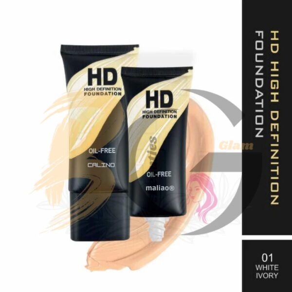 Beauties Glam HD High Definition Oil-Free Foundation - Flawless Definition, Oil-Free Finish