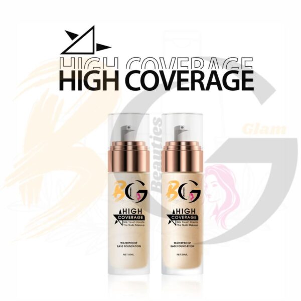 Beauties Glam High Coverage Waterproof Base Foundation - Flawless All-Day Wear